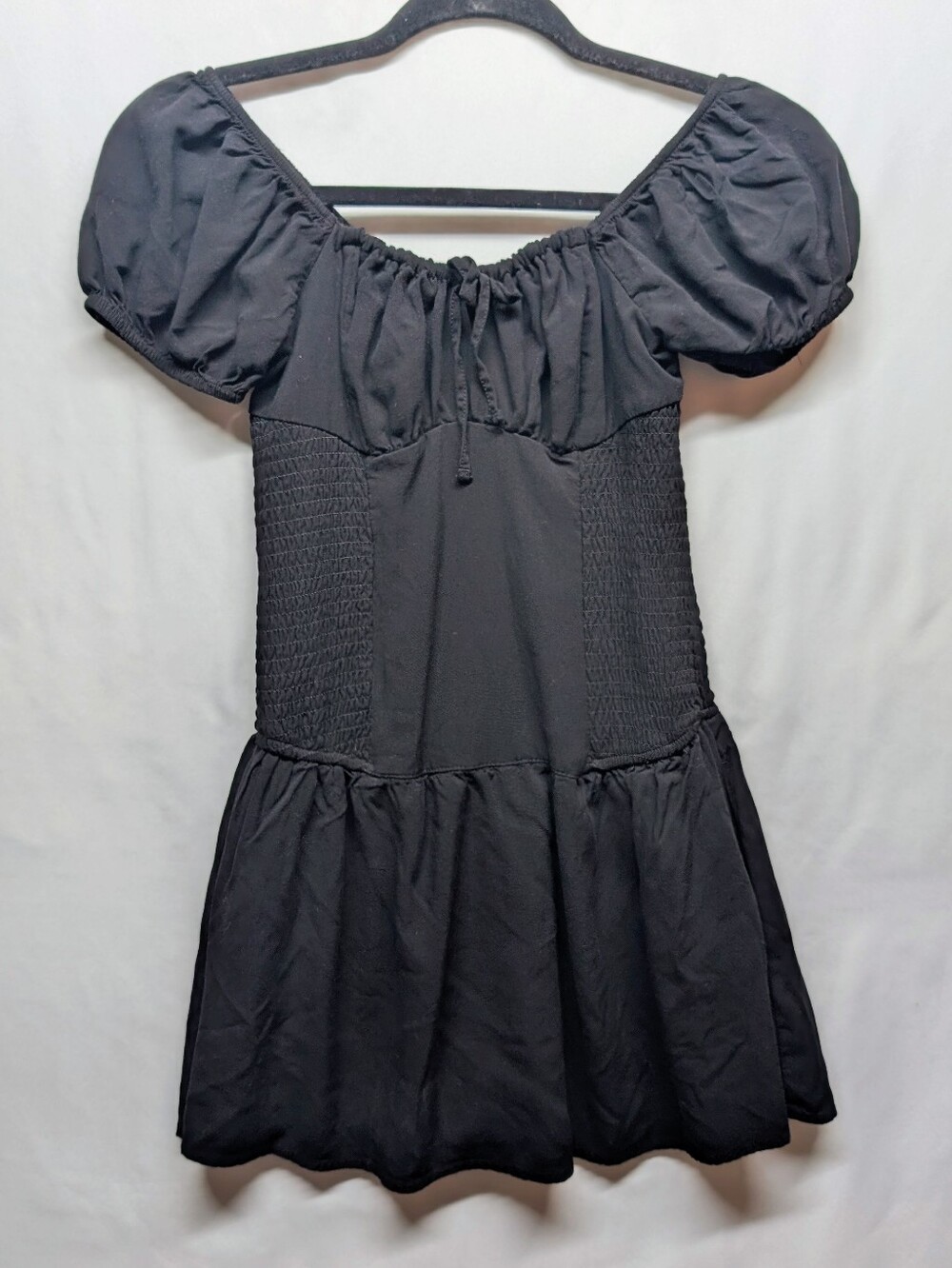 659-Aeropostale Black Mini Dress + Romper XS